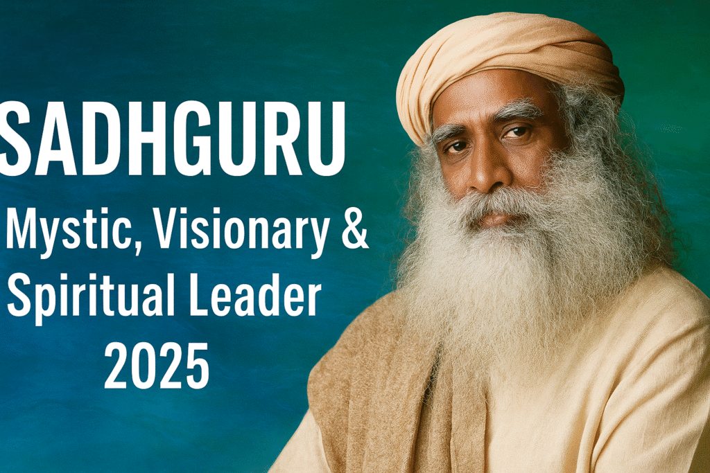 Sadhguru Jaggi Vasudev teaching meditation and yoga