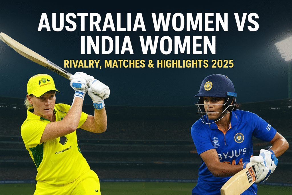 India Women cricket team vs Australia Women match highlights