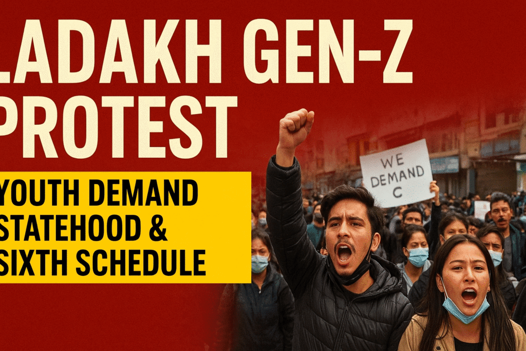 Ladakh gen-z protest