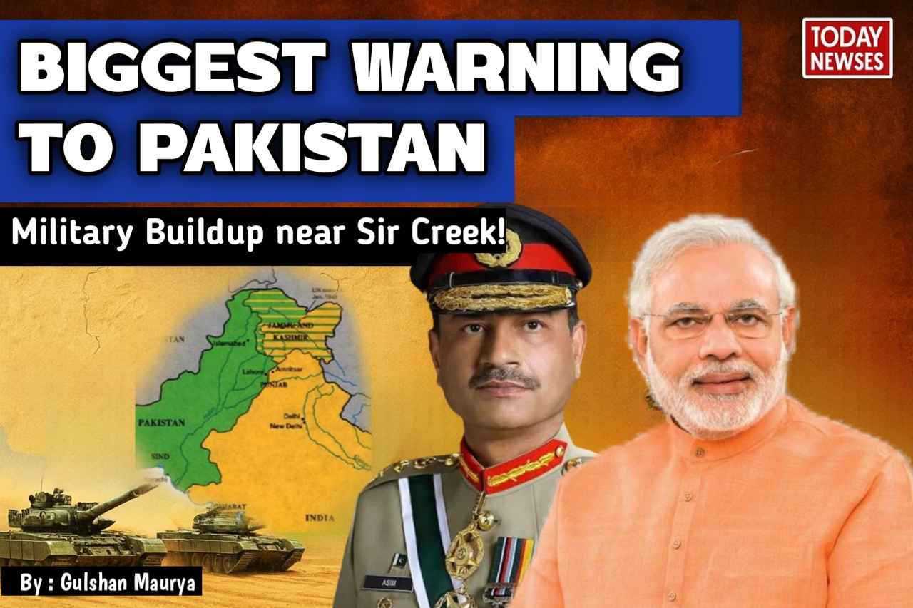 Military Buildup near Sir Creek!
