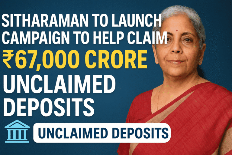 Unclaimed Deposits India 2025