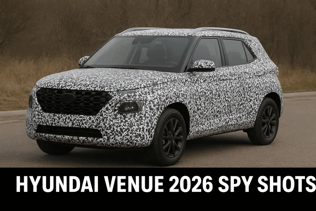 Hyundai Venue 2026 Spy Shots