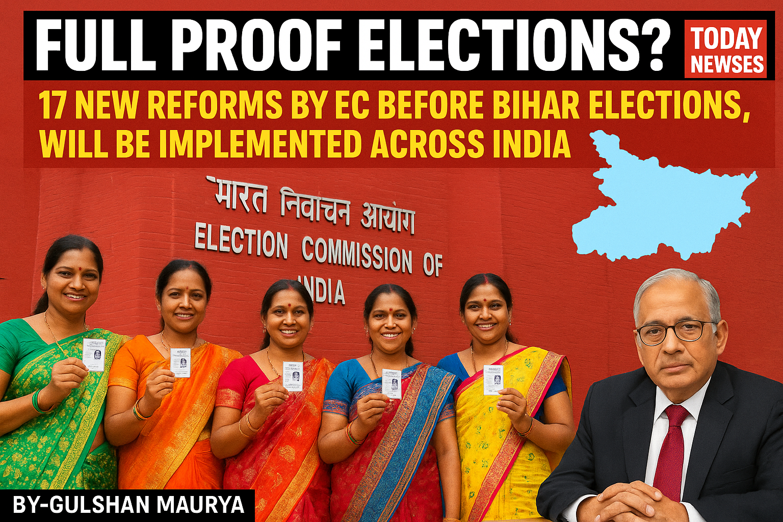 बिहार चुनाव में लागू होंगे निर्वाचन आयोग के 17 नए सुधार